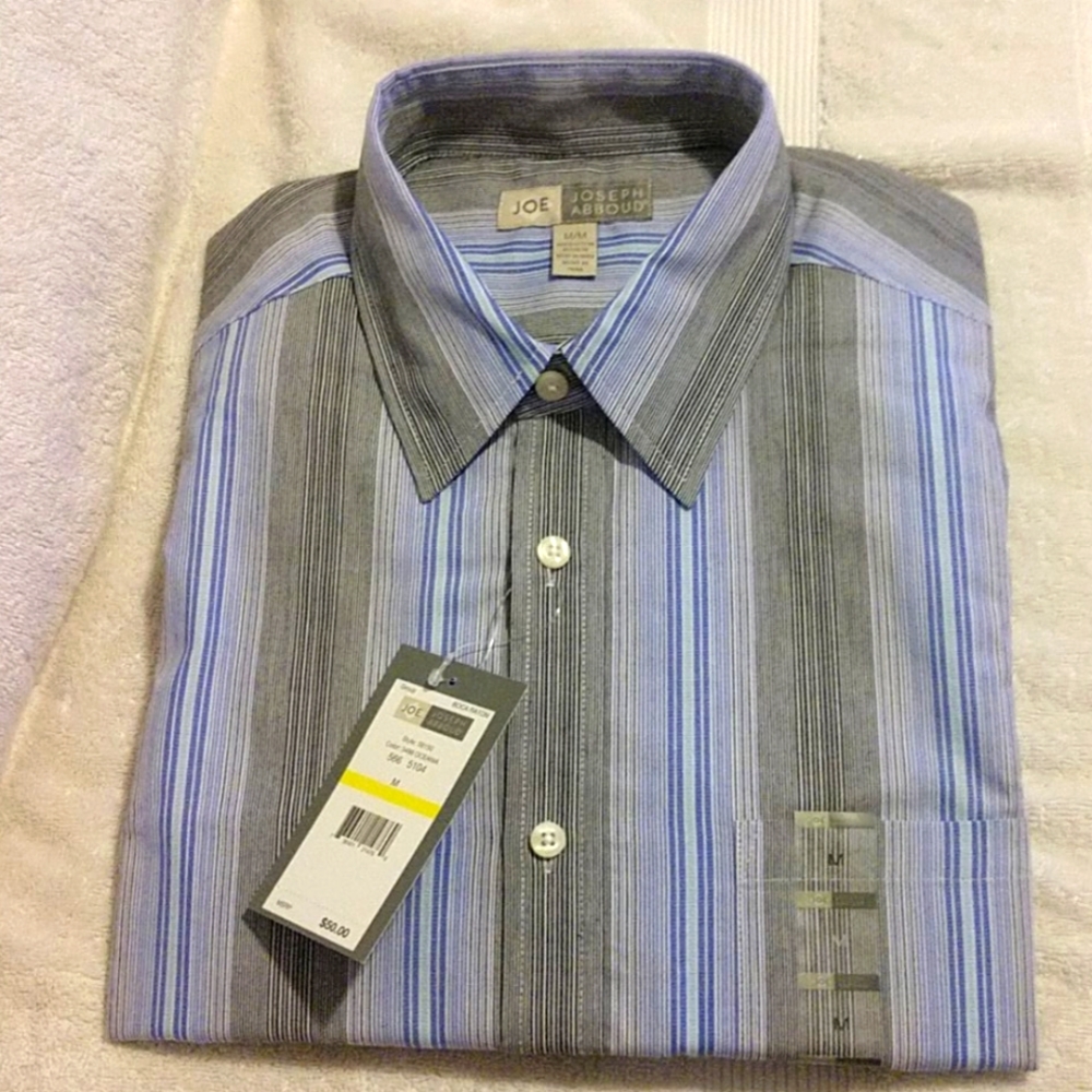 Joseph abboud button-down shirt blue Med